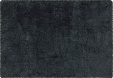 Плед David Fussenegger антрацит, бавовна, 150x200 см, з декоративним швом, м'який