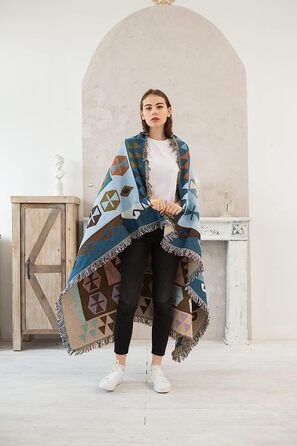 Бронзова покривало на диван, ліжко, килим, плед, настінний гобелен Tipi 160x200 см, різні візерунки