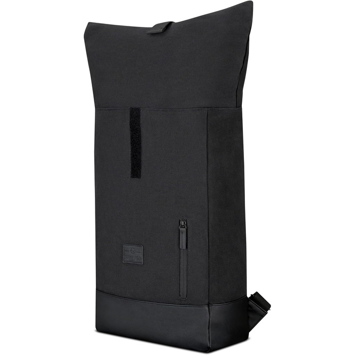 Рюкзак Johnny Urban Rolltop Adam Large для ноутбука 16'', водонепроникний, антрацит/чорний, міцний бавовняний канвас, унісекс