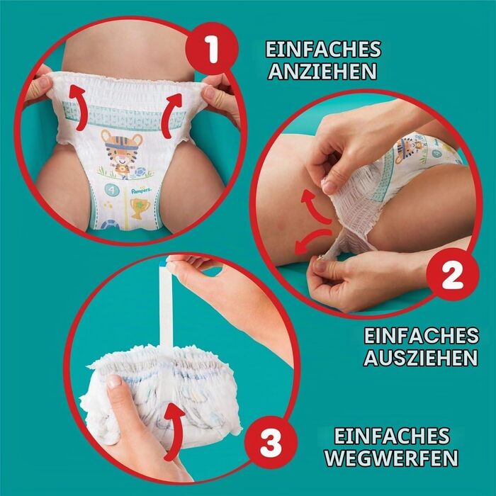 Підгузки-трусики Pampers Baby Dry Pants, розмір 6 (14-19 кг), Mega Pack, 80 шт.