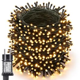 Світлодіодна гірлянда Joomer для ялинки та зовнішнього декору, 800 LED, теплий білий колір, 80м, мережева