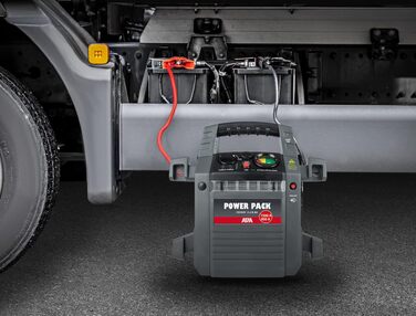 Пусковий пристрій APA 16524 Power Pack 12/24V, бустер для авто 900A, літій-іонний акумулятор, сірий