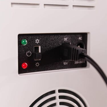 Міні-холодильник Cecotec Bolero MiniCooling Bahamas Black 10 л, 12V/220V, для авто і дому, охолодження та нагрів, 7-65°C, портативний