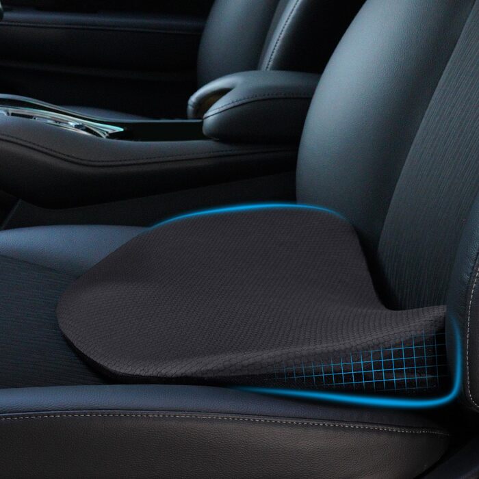 Подушка-клинок Ainiv для авто з піною Memory Foam: ергономічна підтримка спини для водія, комфорт у подорожах