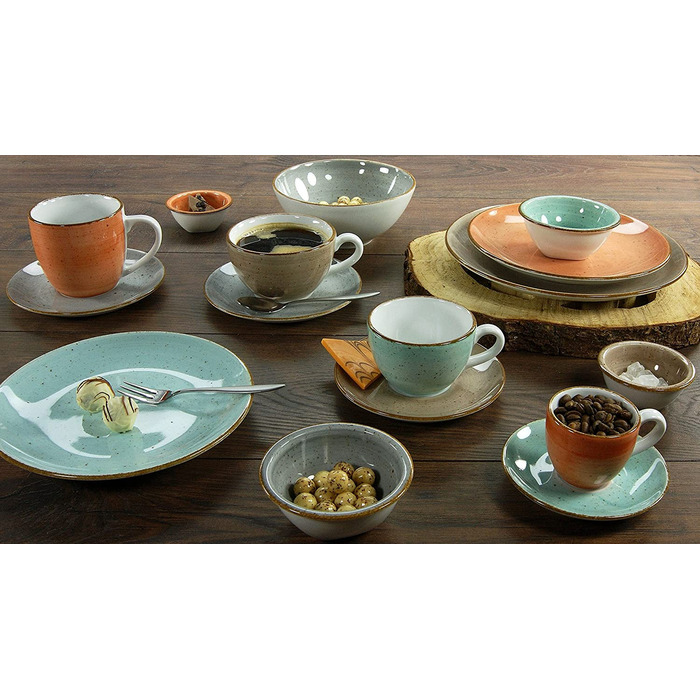 Набір посуду CreaTable Vintage Nature, капучино, 8 предметів, 200 мл