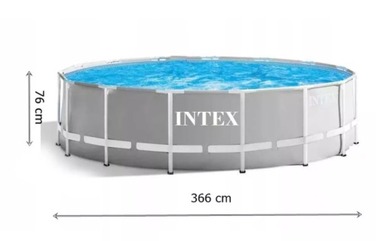 Каркасний басейн Intex Prism 26710, 366x76 см