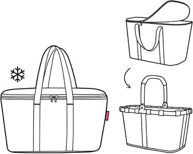 Термосумка-холодильник Reisenthel Coolerbag для продуктів, ізотермічна сумка для збереження холоду