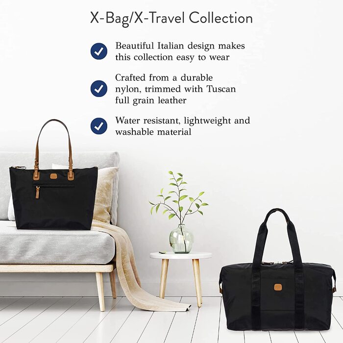 Дорожня сумка BRIC'S Holdall 43 см чорна