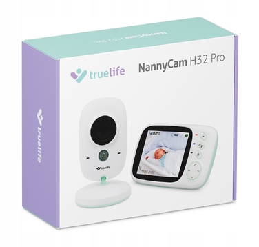 Відеоняня TrueLife NannyCam H32 Pro: LCD-дисплей 3,2” IPS, 20fps