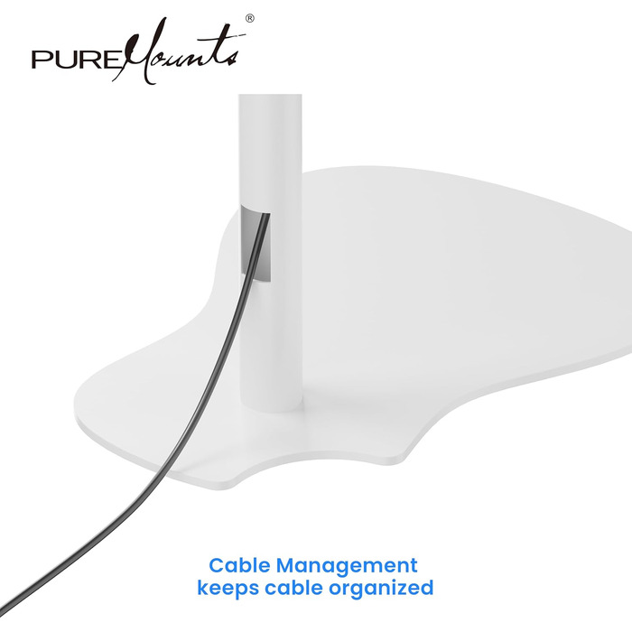 Підставка-стійка для пилососів PureMounts, універсальна, сумісна з Dyson, Philips, Samsung, Bosch, Miele, Anyson, Xiaomi, біла, тримач аксесуарів