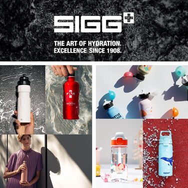 Алюмінова спортивна пляшка для води SIGG WMB ONE, герметична, підходить для газованих напоїв, BPA-free, Roasted Green, 0.75 л