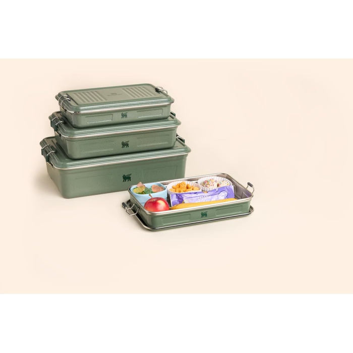Органайзер Stanley Classic Legendary Useful Box на 3,8 кв (3,6 л), колір Hammertone Green