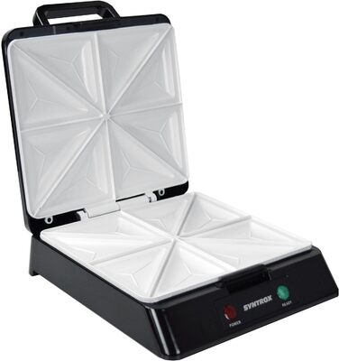 Сендвічниця Syntrox Germany SM-2000W XXL з керамічним покриттям на 4 сендвічі