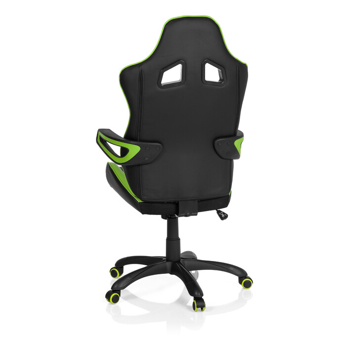 Ігрове крісло / Офісне крісло GAME PRO I Leatherette Black/Green HJH OFFICE