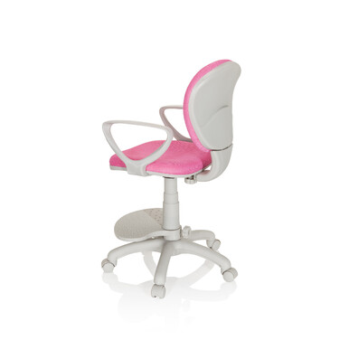 Дитячий стілець / дитячий письмовий стілець KID COLOUR G1 тканина рожевий hjh OFFICE