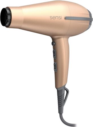 Фен професійний Gama Italy Tempo 5D Sensi 2200W з іонізацією та захистом від озону - 530г (Золотий)