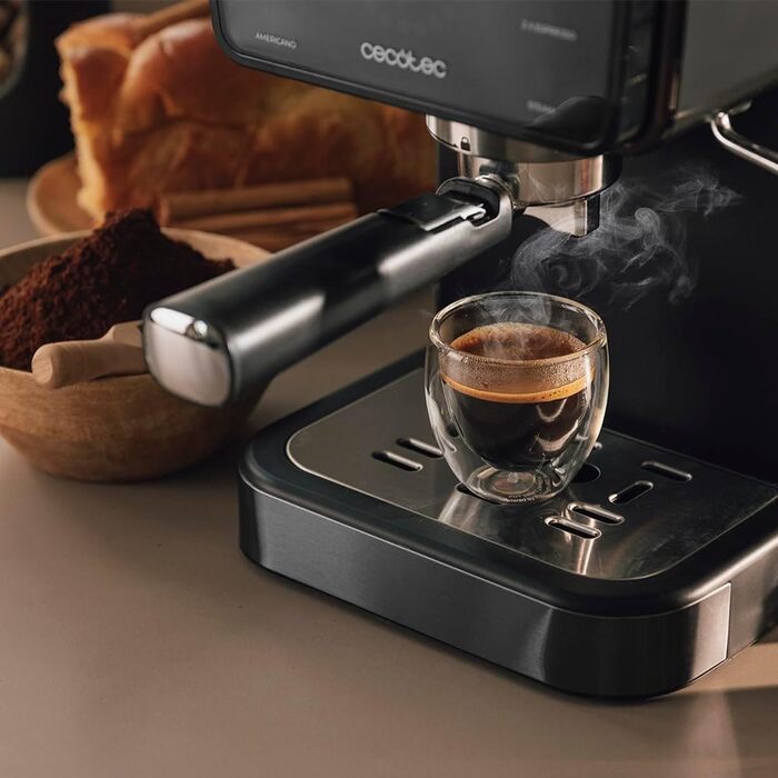 Еспресо-машина Cecotec Power Espresso 20: еспресо, капучино, холодний кави, 20 Bar, професійна якість. Touch ColdBrew