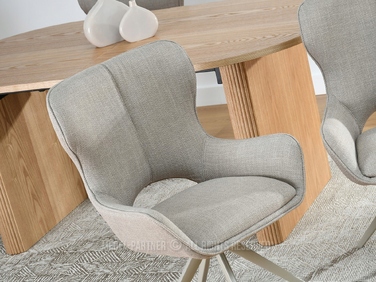 Стілець Mebel-Partner, тканина, бежевий, 1 шт.