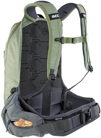 Рюкзак EVOC TRAIL PRO 16 л з захистом спини LITESHIELD PLUS, для трейлрайдингу та гонок, розмір L/XL, багатобарвний, з широкими поясними лямками та відсіком для питної системи 3 л, надлегкий