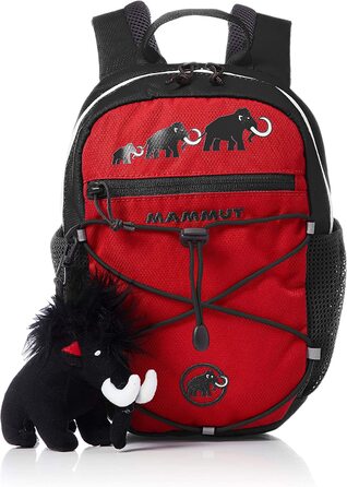 Дитячий рюкзак Mammut First Zip 4 л, чорний/червоний, 28x15x22 см