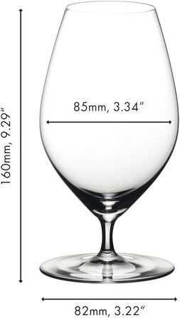 Набір склянок для пива Riedel Veritas, 2 шт. - прозорі