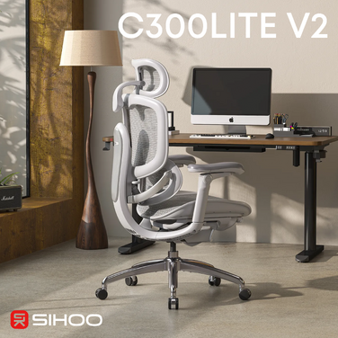 Крісло офісне Sihoo C300 LITE V2 White