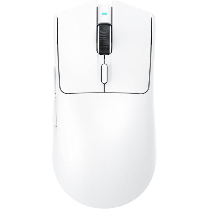 Ігрова миша Attack Shark X1 White: бездротова (BT/2.4G) та дротова, сенсор PixArt PAW3395PRO, 40000 DPI, вага 53г, з RGB док-станцією для зарядки, для Win11/Xbox/PS/Mac