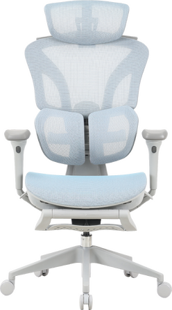 Крісло офісне OfficePro Elite OC950GLB Gray/Light Blue