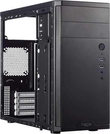 Корпус для ПК Fractal Design Core 1100 чорний, міні-тауер