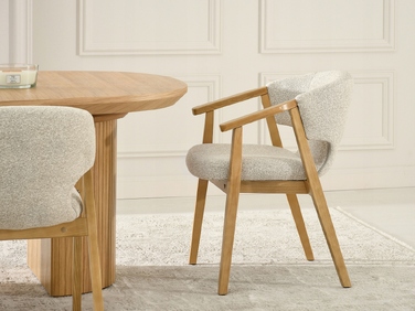 Стілець Mebel-Partner, тканина, сірий, 1 шт.