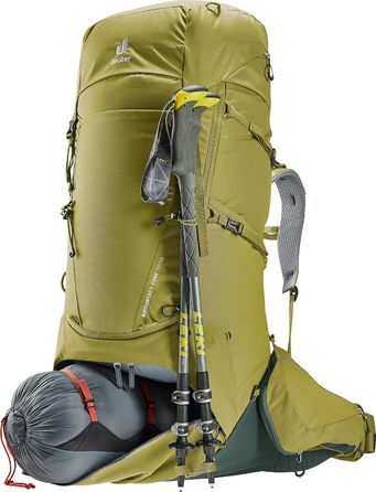 Туристичний рюкзак Deuter Aircontact Core 70+10 л, зелений (2024), для трекінгу