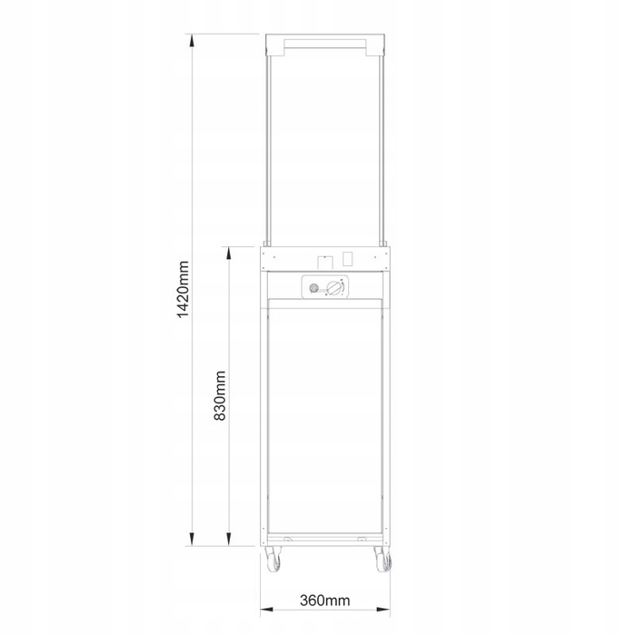 Обігрівач-парасолька Planika 150 см, 8 кВт