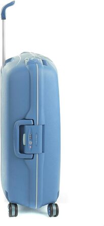 Середня валіза RONCATO Light на колесах, жорсткий корпус, синя