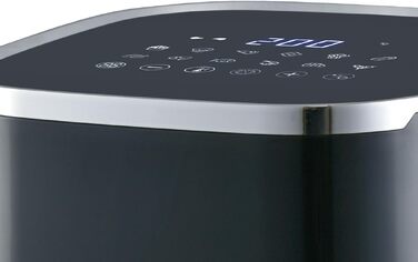 Аерофритюрниця JOCCA 5L 1450W з LED сенсорним екраном, регулюванням температури та функцією енергозбереження, чорна