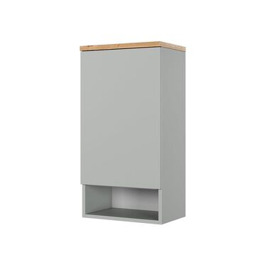 Підвісна шафа під умивальник Vicco Eden, 70 x 64.5 см, 2 шухляди, сіра
