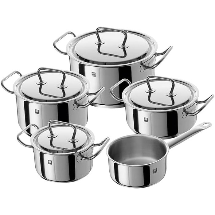 Набір каструль Zwilling TWIN Classic, 5 предметів, нержавіюча сталь