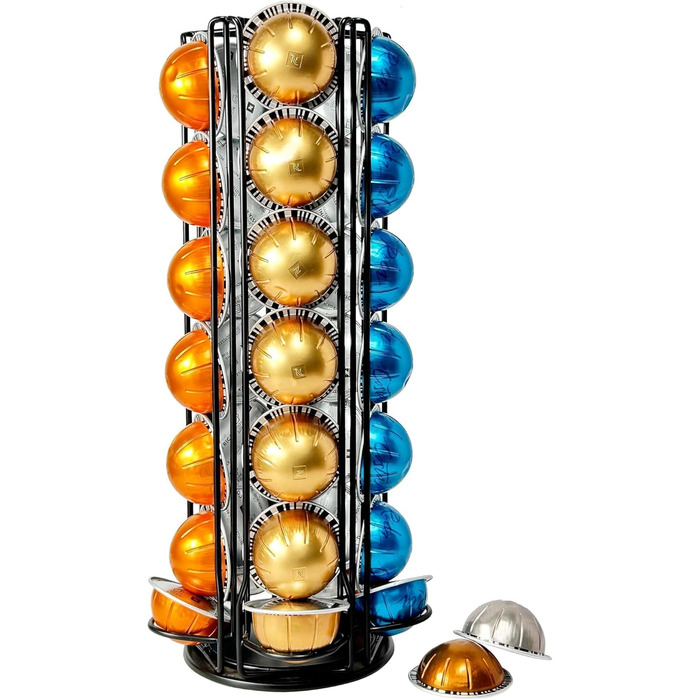 Підставка для капсул Nespresso Vertuo - тримач для 35 капсул (чорний)