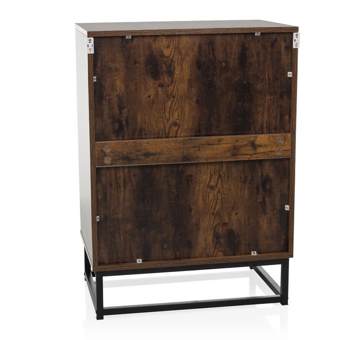 Сервант / комод VINSTRA 60x38,5x83,3 см 4 шухляди коричневий hjh LIVING