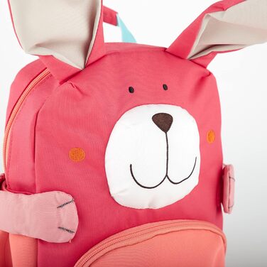 Дитячий рюкзак sigikid для садочка, легкий, міцний, 5,2 л, для дітей 2-5 років, різнокольоровий (зайчик/рожевий), для дитсадка, прогулянок та поїздок