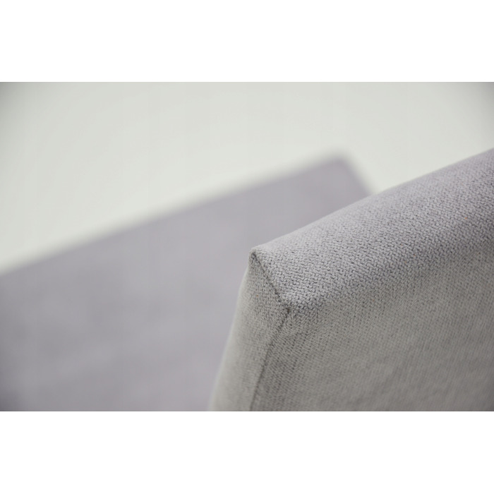 Комплект меблів ARTISAN: розкладний стіл 80x140/180 см та 6 м'яких стільців сірого кольору