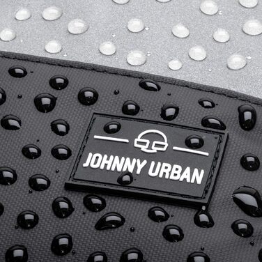 Рюкзак Johnny Urban Mika Reflective чорний, водовідштовхувальний, рефлективний, для чоловіків та жінок, роллтоп для велосипеда, університету, школи