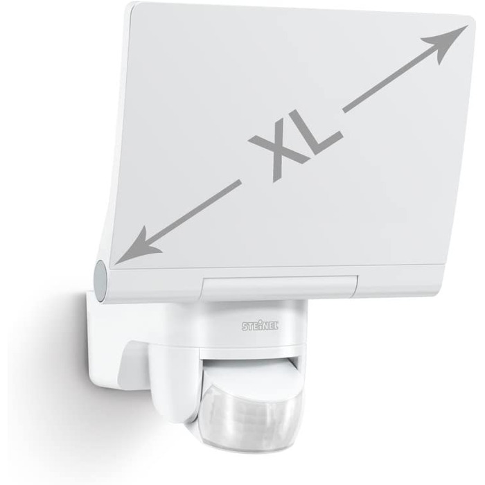 Світлодіодний прожектор Steinel XLED home 2 XL S білий, 2124 лм, датчик руху 180°, 19.3 Вт, тепле біле світло 3000K, поворотний