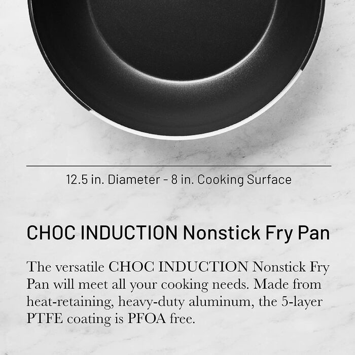 Сковорода de Buyer CHOC Resto Induction 32 см, антипригарна, чорна