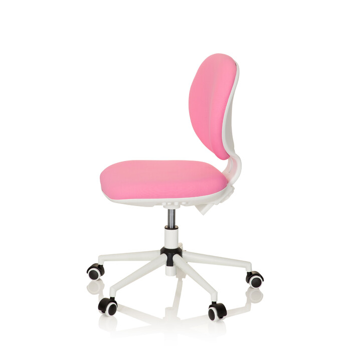 Дитячий офісний стілець KID VIVO з тканини, рожевий (hhj OFFICE)