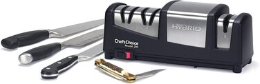 Двосторонній алмазний точильний камінь Chef's Choice M290 Hybrid AngleSelect для ножів, чорний