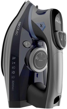 Бездротова праска Cecotec IronHero 3100 Вт, парова, 35 г/хв, підошва Turbo Slide, автовідключення
