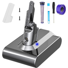 Акумулятор для Dyson V7, 21.6V 4000mAh, сумісний з Motorhead, Animal, серія SV11, бездротовий пилосос, Homesuit