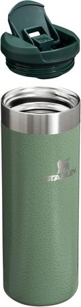 Термокружка Stanley Aerolight Transit 0.47L Hammertone Green - Збереження тепла до 6 годин, миється в посудомийній машині, для кави з собою, витримує протікання, сумісна з автомобільними тримачами