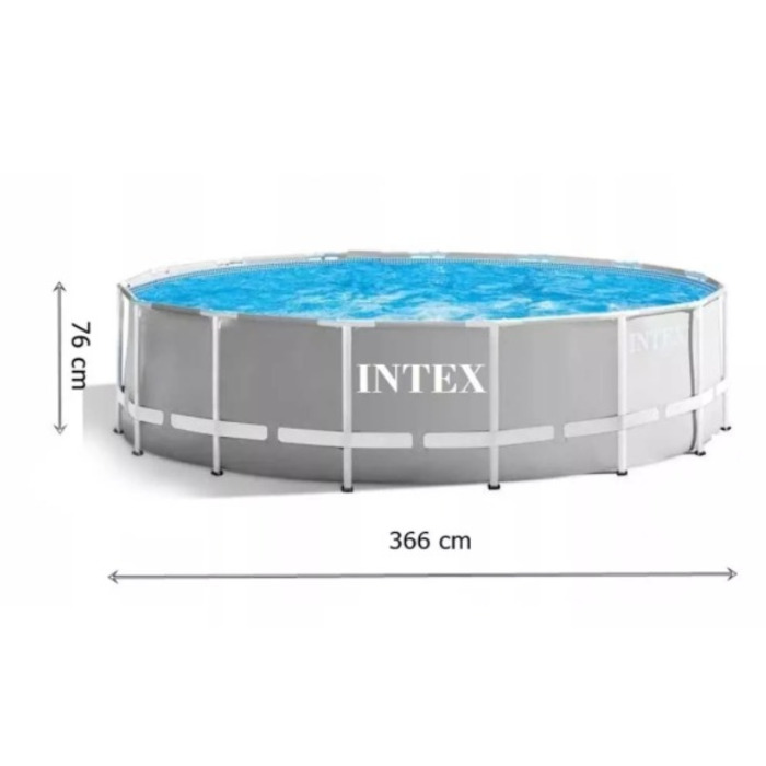 Каркасний басейн Intex Prism 26710, 366x76 см