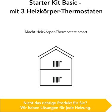 Стартовий набір tado° X Smart Radiator Thermostat Trio Pack: 3 термостати для радіаторів, Bridge X та бездротовий датчик температури